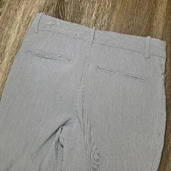 Womens a new day Grey Stripe Dress Pants - 6 - Picture 5 of 7